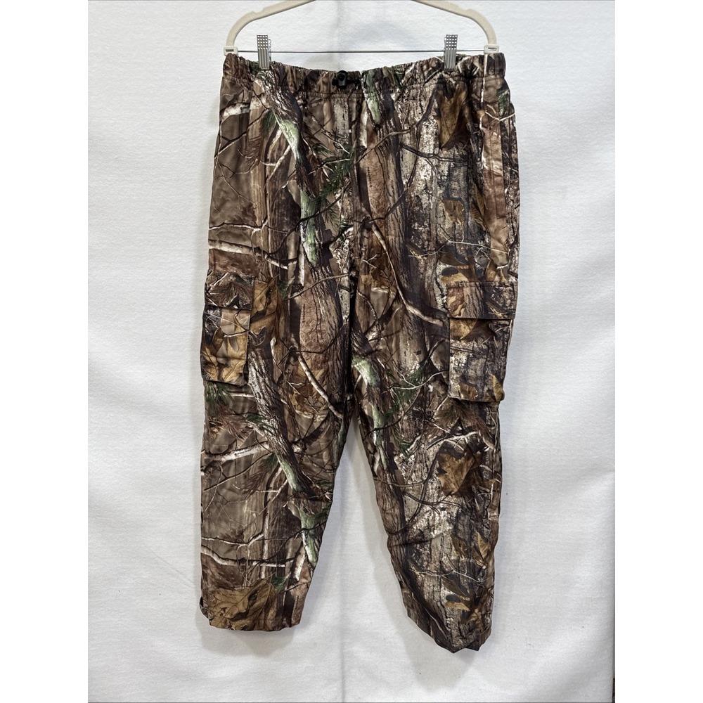Field And Stream Realtree Camouflage Pants Large Oak Pine Hydroproof Ultra Hunt
